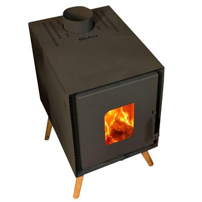 Calefator a Lenha Hidro H-Primus Dupla Combustao Preto