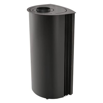 Calefator a Lenha Hidro Calidum Dupla Combustao Preto