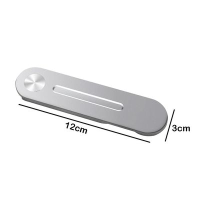 Suporte Universal Celular Clipe Magico Notebook Liga De Aluminio Prata
