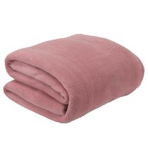 Manta Solteiro Fleece Lisa 150x220 Andreza Rosa