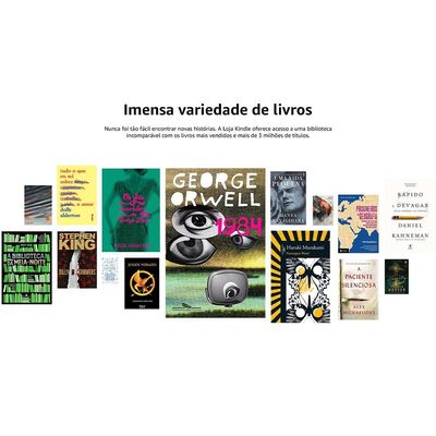 E-Reader Kindle 11ª Geração Amazon com 16GB, Luz integrada e Wi-Fi - Verde