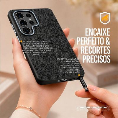 Capa para Samsung Galaxy S26 Ultra - Magsafe TechCouro - Preta - Gshield