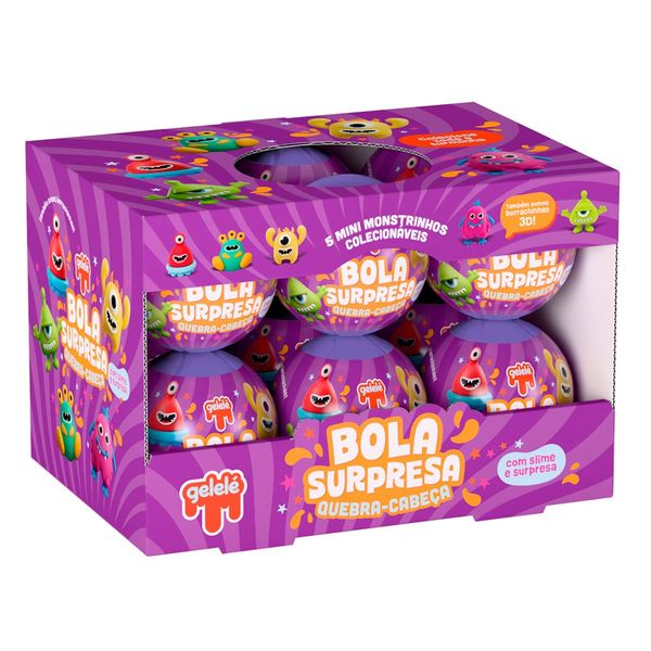 Slime Bola Cabecudinho Doce Brinquedo