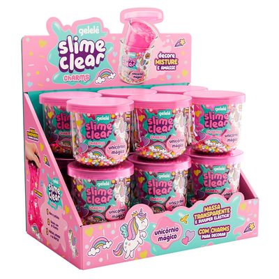 Slime Unicórnio Clear Doce Brinquedo