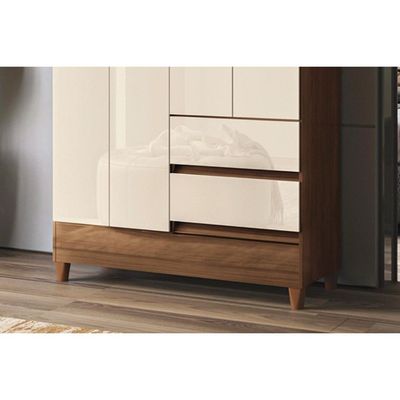 Guarda Roupa Solteiro 4Portas 4.2 Fit Jequitibá S. Andirá