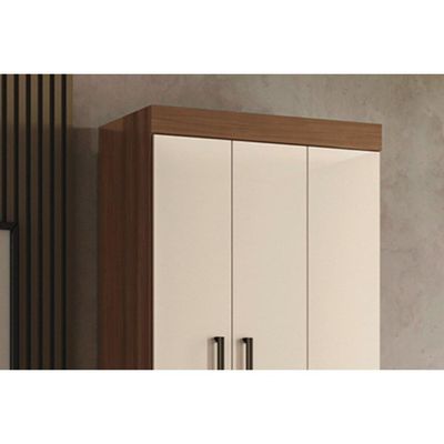 Guarda Roupa Solteiro 3Portas Fit 3.2 Jequitibá S. Andirá