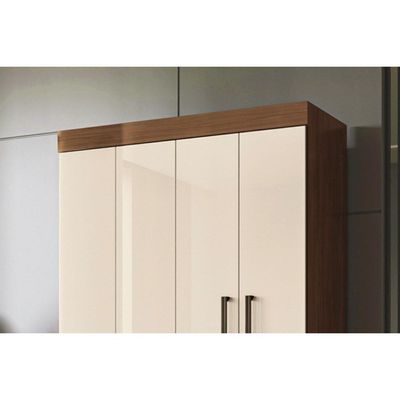 Guarda Roupa Solteiro 4Portas 4.2 Fit Jequitibá S. Andirá