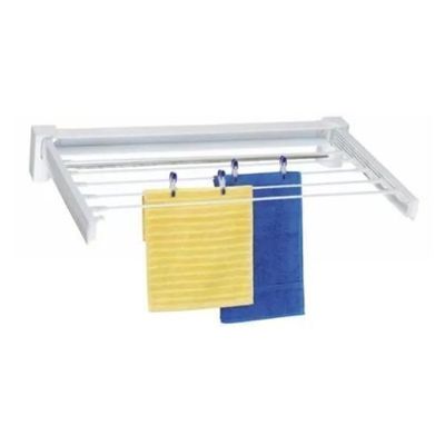 Varal Retratil Dobravel 5 Varetas Compacto Facil Instalar Branco