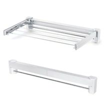 Varal Retratil Dobravel 5 Varetas Compacto Facil Instalar Branco