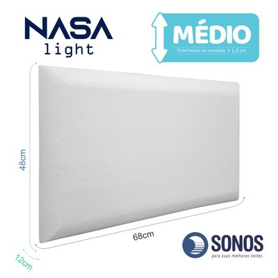Travesseiro Sonos Nasa Light Médio 12cm De Altura