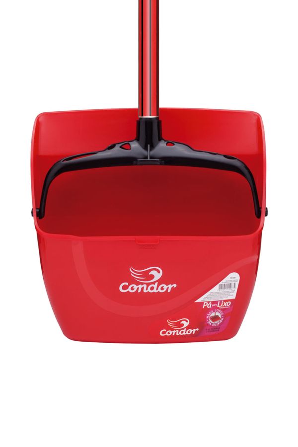 Pá de Lixo Condor de Plástico com Cabo Longo Articulado UNICA