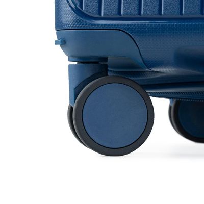 Mala de Viagem Grande 32kg Polipropileno 4 Rodas Santiago Azul G / Azul