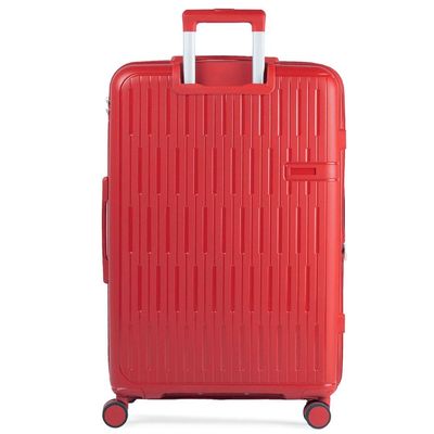 Mala de Viagem Grande 32kg Polipropileno 4 Rodas Santiago Vermelha G / Vermelho