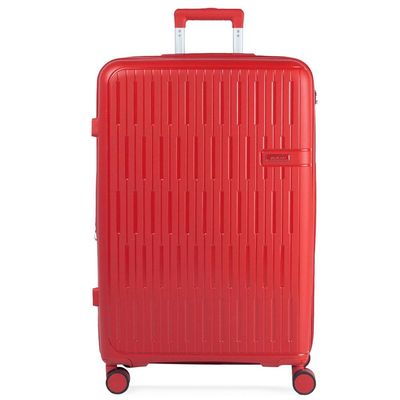 Mala de Viagem Grande 32kg Polipropileno 4 Rodas Santiago Vermelha G / Vermelho