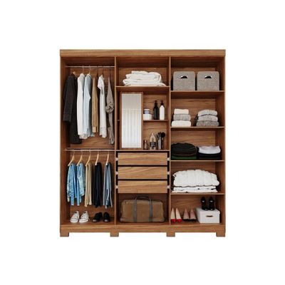 Guarda Roupa Casal 6 Portas c/Esp Clara Jequitiba Panan