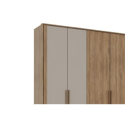 Guarda Roupa 6 Portas Everest Cedro/Salvia - Carraro