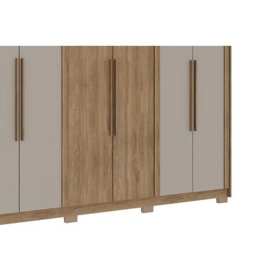 Guarda Roupa 6 Portas Everest Cedro/Salvia - Carraro