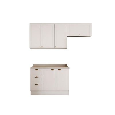 Cozinha Modulada Carraro 3 Peças Bella C3P24 Branco