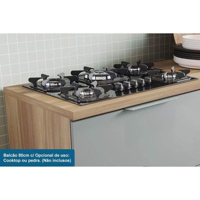Kit Cozinha Nesher 2 Peças Rainha CZ423 Nature/Verde