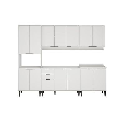 Cozinha Modulada Carraro 5 Peças Alpha C5P129 Branco