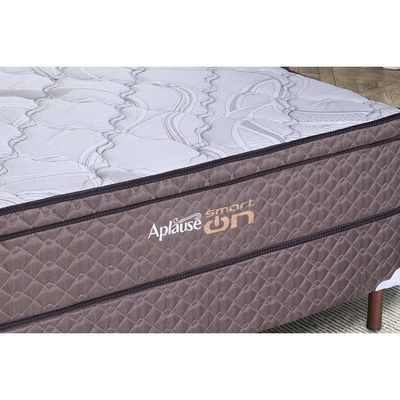 Cama Box Baú CRC Queen +Colchão D45 c/Massagem Aplause Paropas -