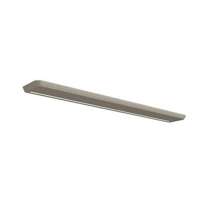 Prateleira Sala Decorativa Flutuante Led 140x18 Gris - Linea Brasil