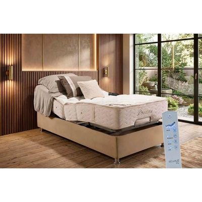 Cama c/Controle Articulada Motorizada Herval +Colchão c/Massagem MH1430 100x203