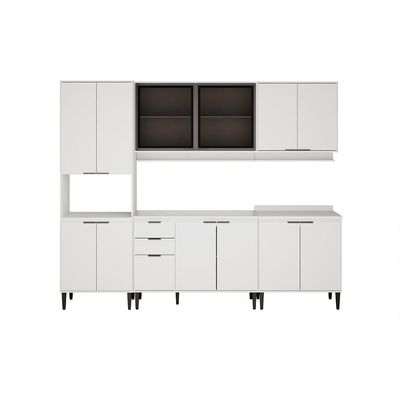 Cozinha Modulada Carraro 5 Peças Alpha C5P132 Branco