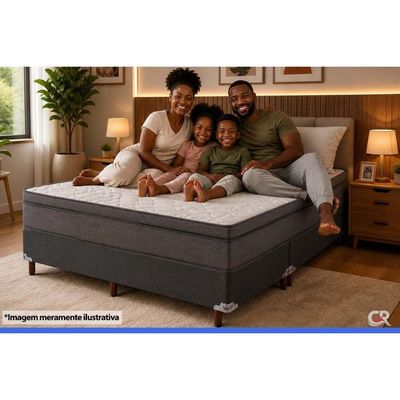 Colchão Casal Espuma Polar Ortopédico OrthoPremium 138x188x24
