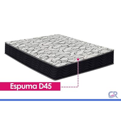 Colchão Casal Espuma Ortobom Ortopédico D45 Airtech150 138x188x28