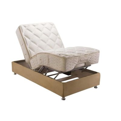 Cama c/Controle Articulada Motorizada Herval +Colchão MH1430 100cm