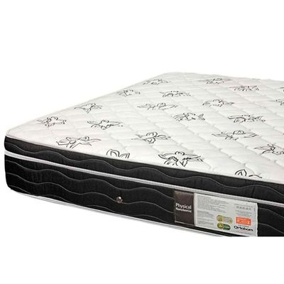 Cama Box CRC Queen +Colchão Molas Super Pocket Physical Ortobom 158x198