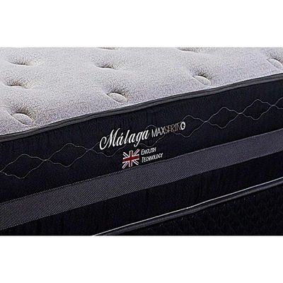 Cama Box Baú CRC King +Colchão Molas Bonnel Málaga Herval 193x203