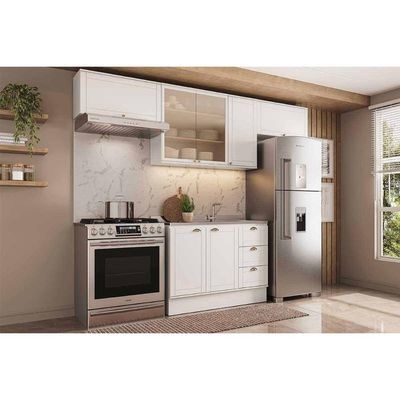 Cozinha Modulada Carraro Bella Carraro 4 Peças C4P253 Branco