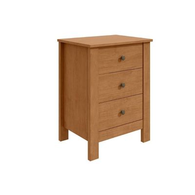 Mesa Cabeceira Infantil Maggiore c/3 Gavs Amendoa Clean - Lopas