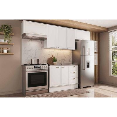 Cozinha Modulada Carraro Bella Carraro 4 Peças C4P254 Branco