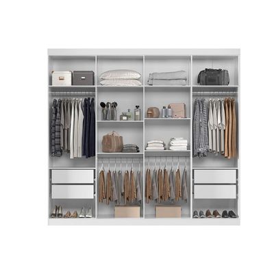 Guarda Roupa 8 Portas 8 Ptas Master New Cinamomo - S. Andirá