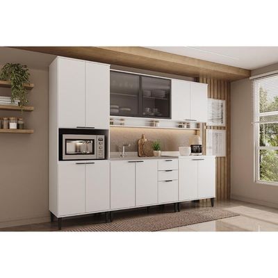 Kit Cozinha Carraro 5 Peças Alpha C5P132 Branco