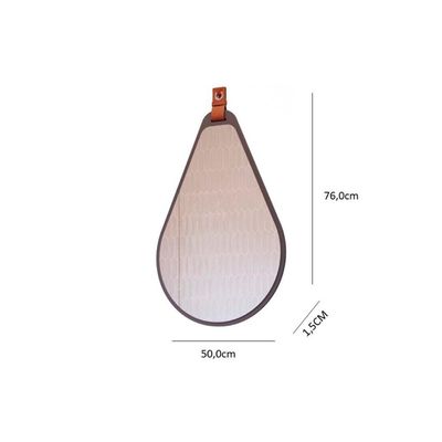 Espelho de Sala Gota 50X76cm Platina - MGM