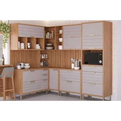 Cozinha Completa MGM 11 Peças Eloise CZ030 Cinamomo/Platina