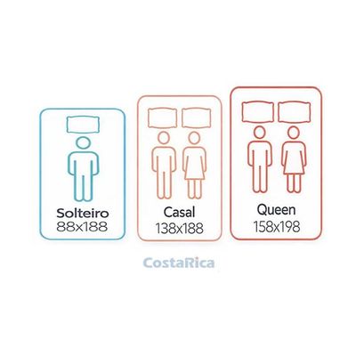 Colchão Casal Molas Nanolastic Ortobom Hotel Orthotel Standard 138