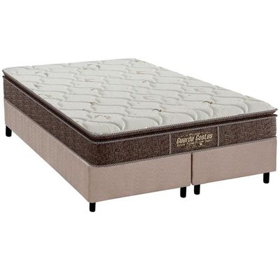 Cama Box CRC King +Colchão Anatômico Ortopédico Extra Firme Probel 193