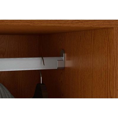 Guarda Roupa 6 Portas c/Pés Áries Amendoa Clean - Lopas