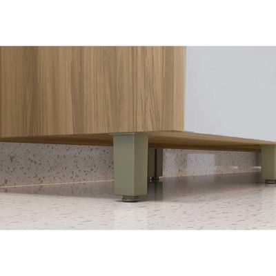Módulo Cozinha Linea Allure Allure de canto c/1 Porta 93cm Jequitiba/Gris Linea Brasil