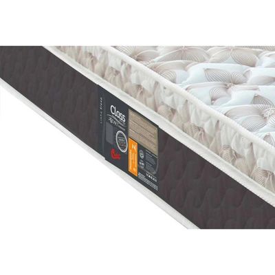 Cama Box CRC Queen + Colchão Molas Pocket Castor Class Híbrido 158