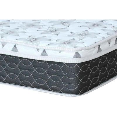 Cama Box CRC Solteiro + Colchão Molas Pocket Castor System Class 88