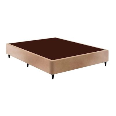 Cama Box Base Casal Ortobom Sommier Linho Clean 138x188x23
