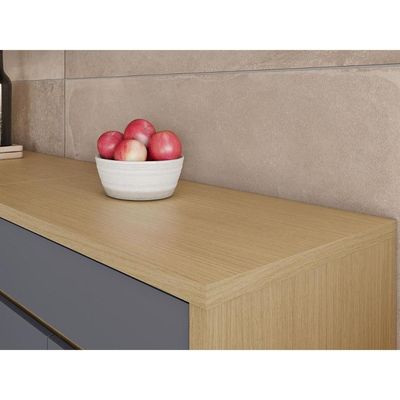 Cozinha Modulada Nesher Condessa Nesher 7 Peças Condessa CZ437 Carv/Titânio