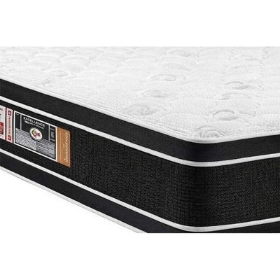 Colchão King Espuma Castor Black White Air DF 193x203x27