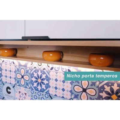 Cozinha Modulada Carraro 3 Peças Alpha C3P38 Branco